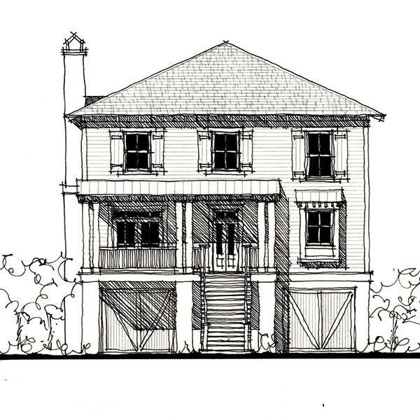 Morgan Hall — featured elevation