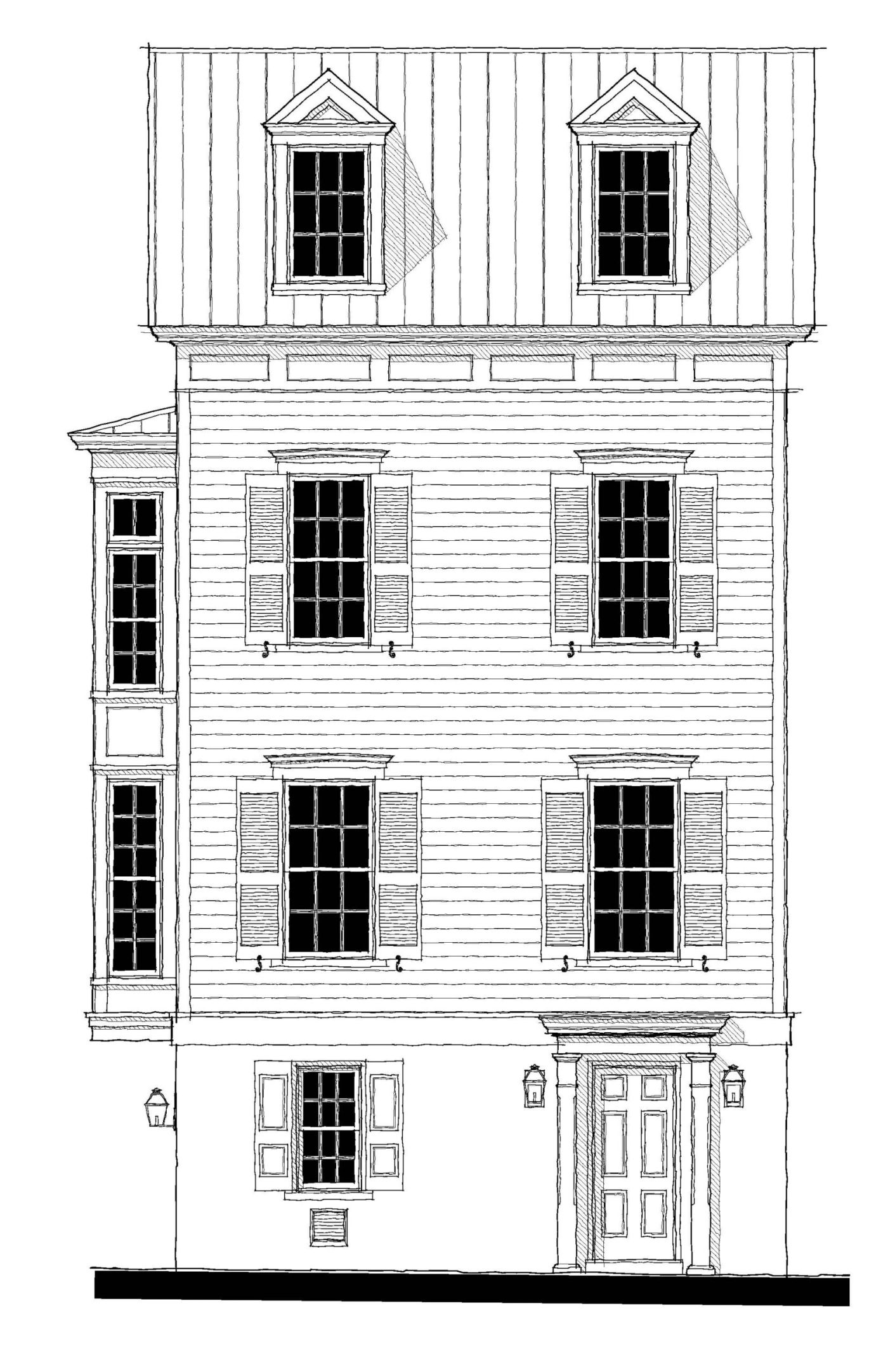 Morris Square Townhouse 11 — featured elevation