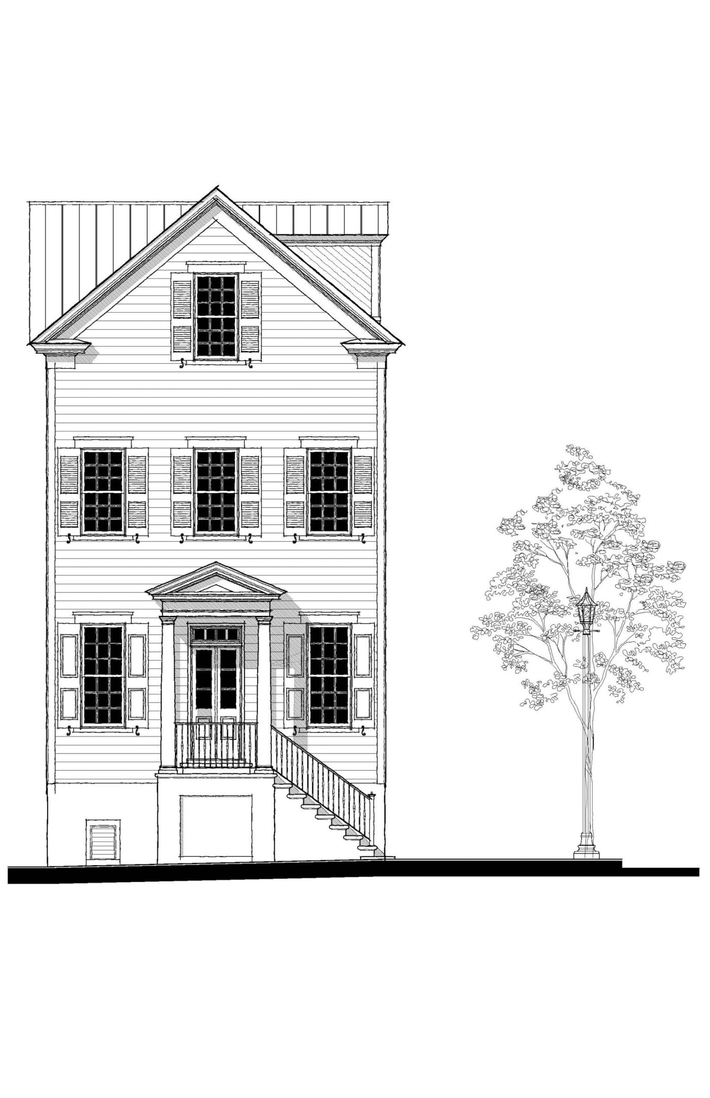 Morris Square Townhouse 12 — featured elevation