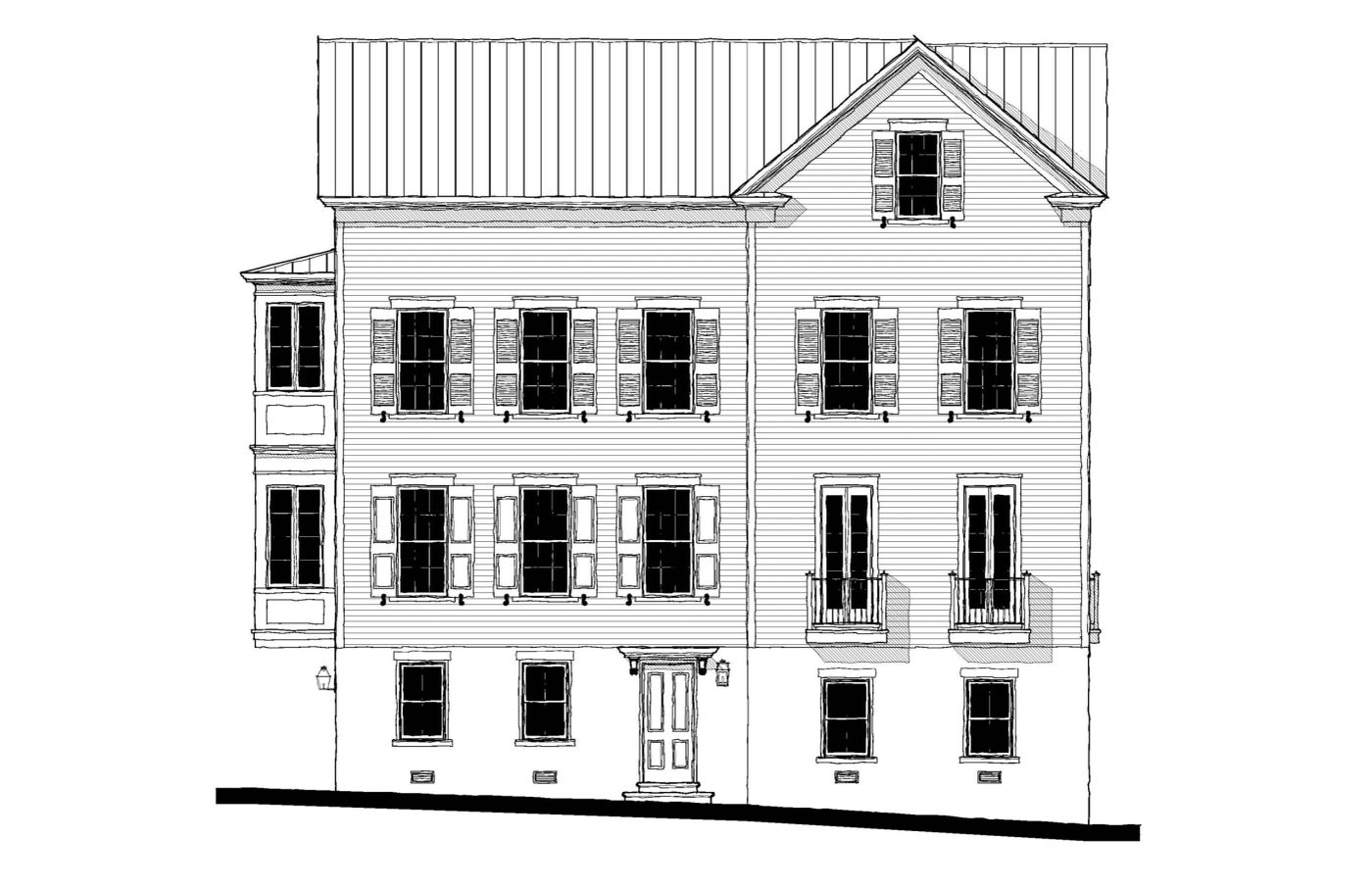 Morris Square Townhouse 3 — featured elevation