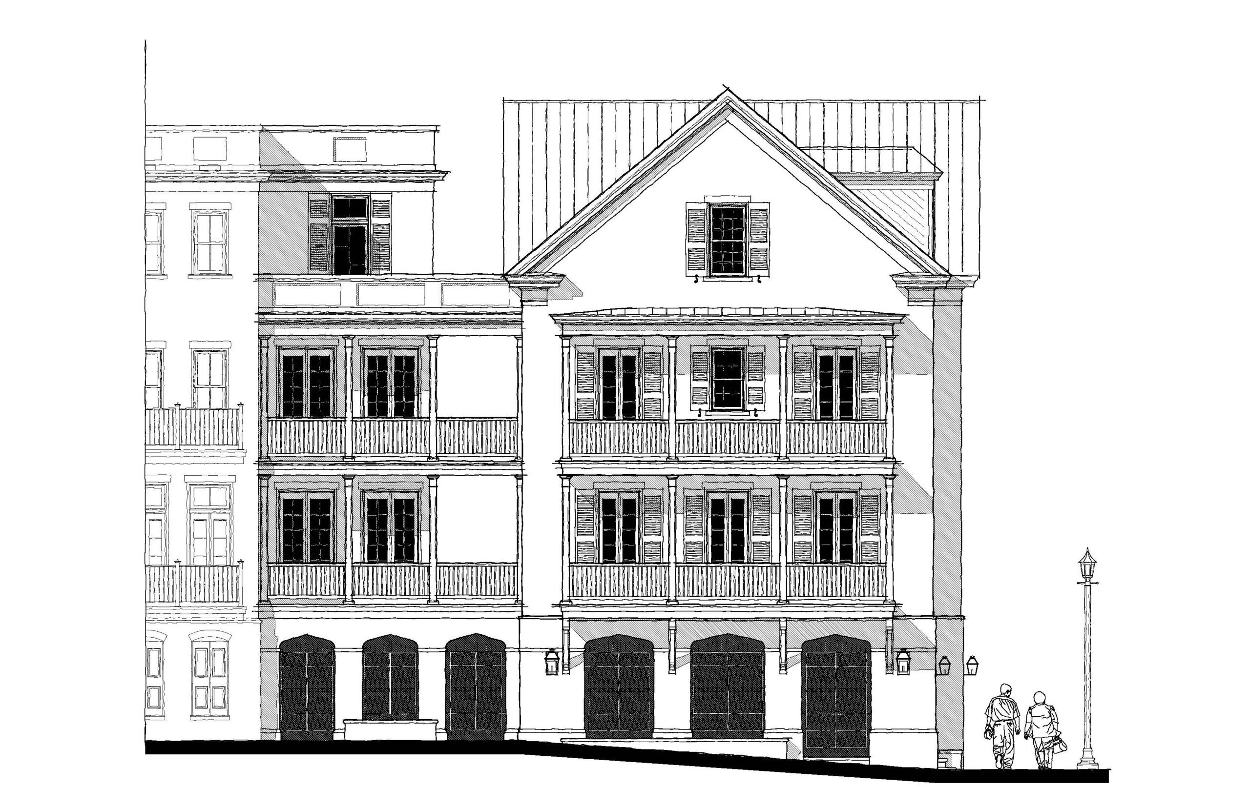 Morris Square Townhouse 5 — featured elevation