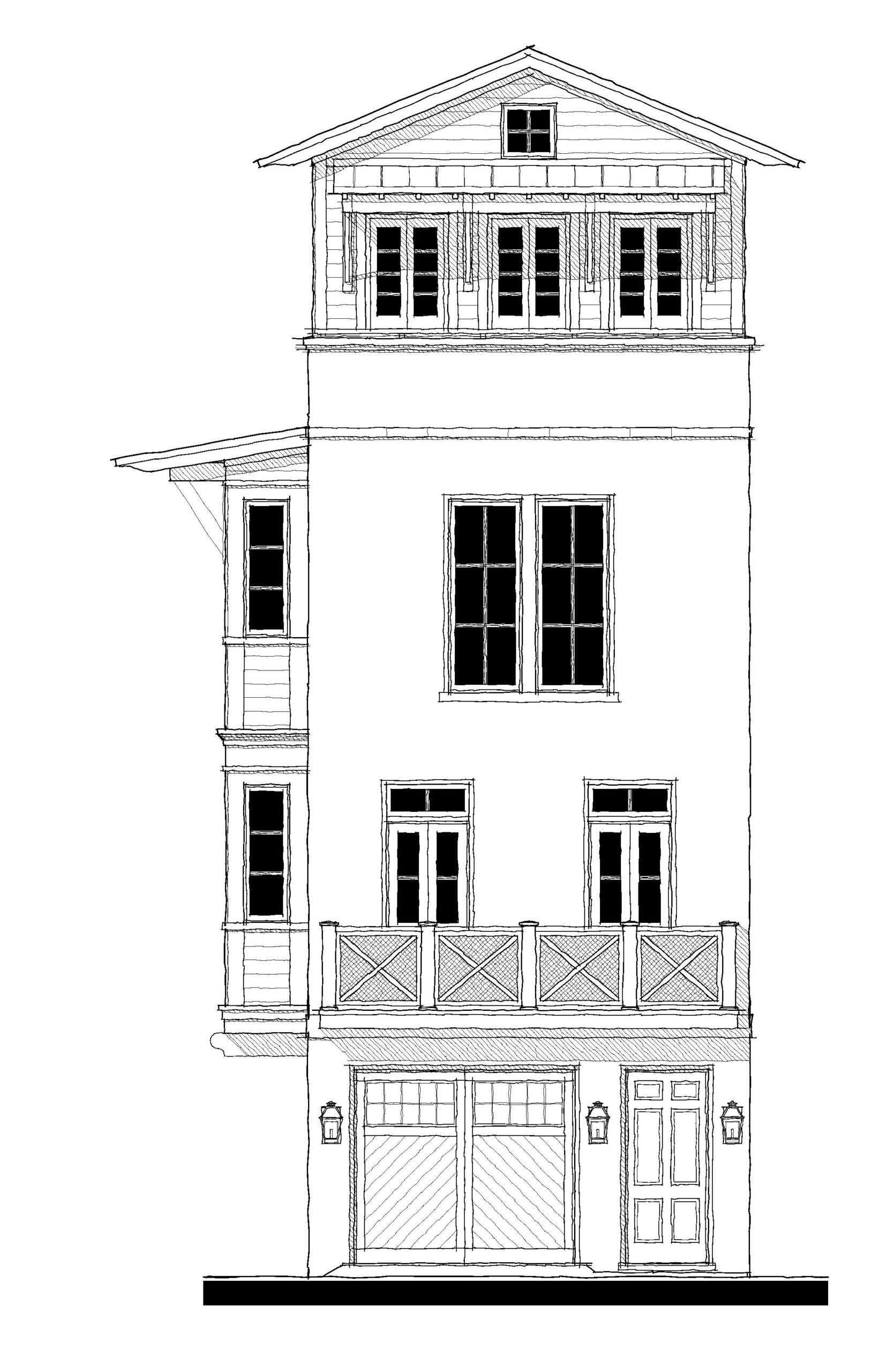 Morris Square Townhouse 7 — featured elevation