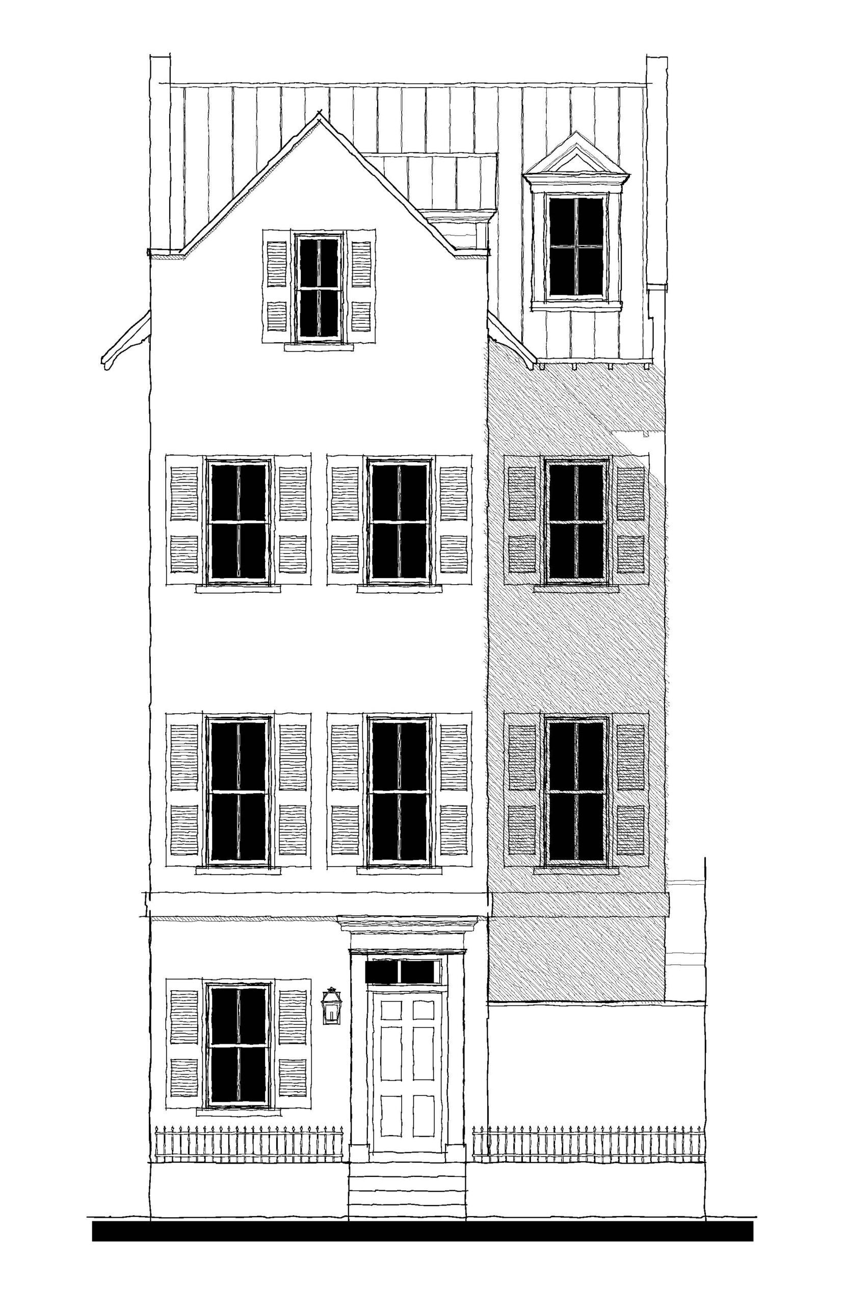 Morris Square Townhouse 8 — featured elevation