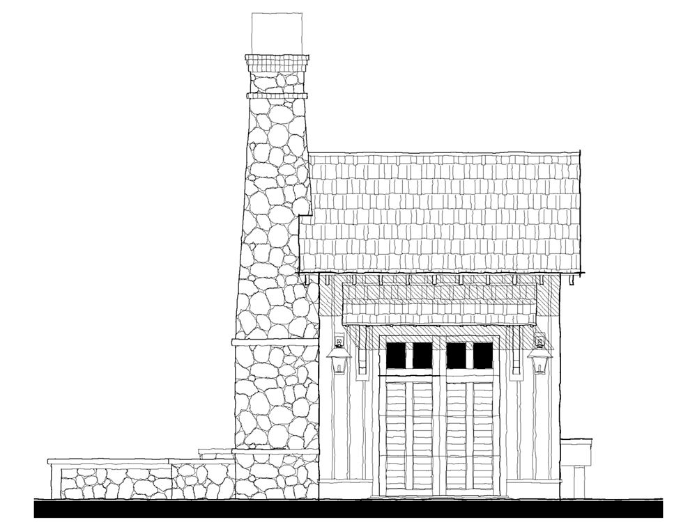 Neighborhood Garden Shed (203136FP) — featured elevation