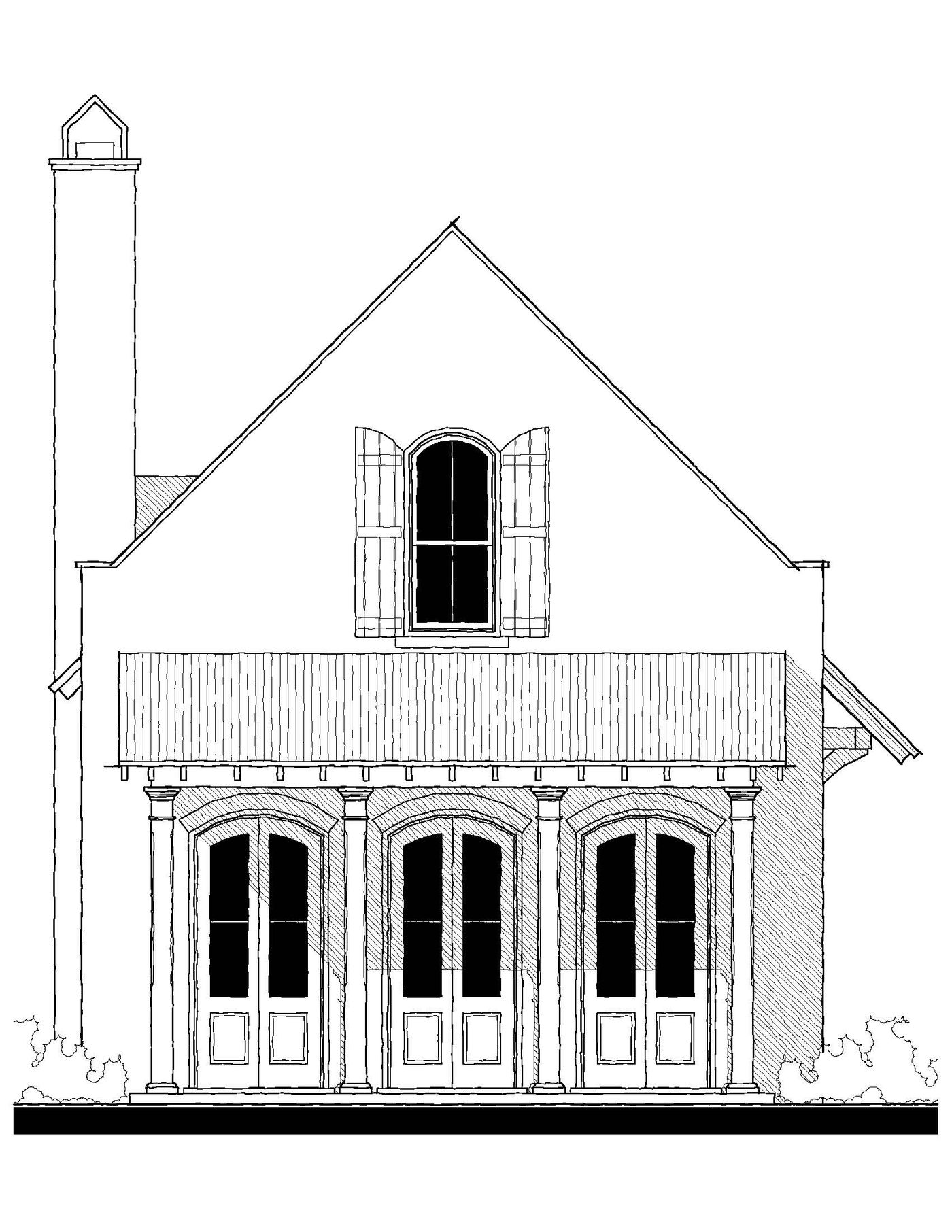Nevin's Nest — featured elevation