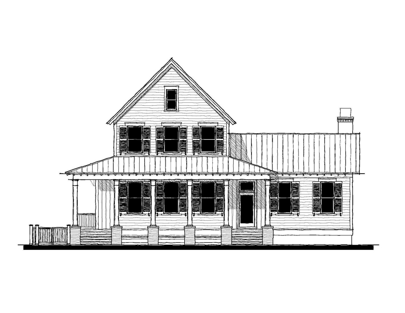 New Farmhouse (153261) — featured elevation