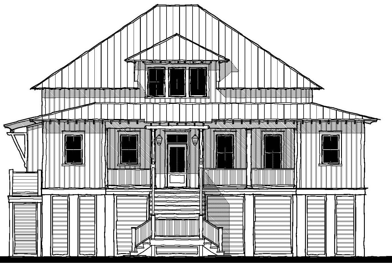 Oak Island Retreat (20369) — featured elevation