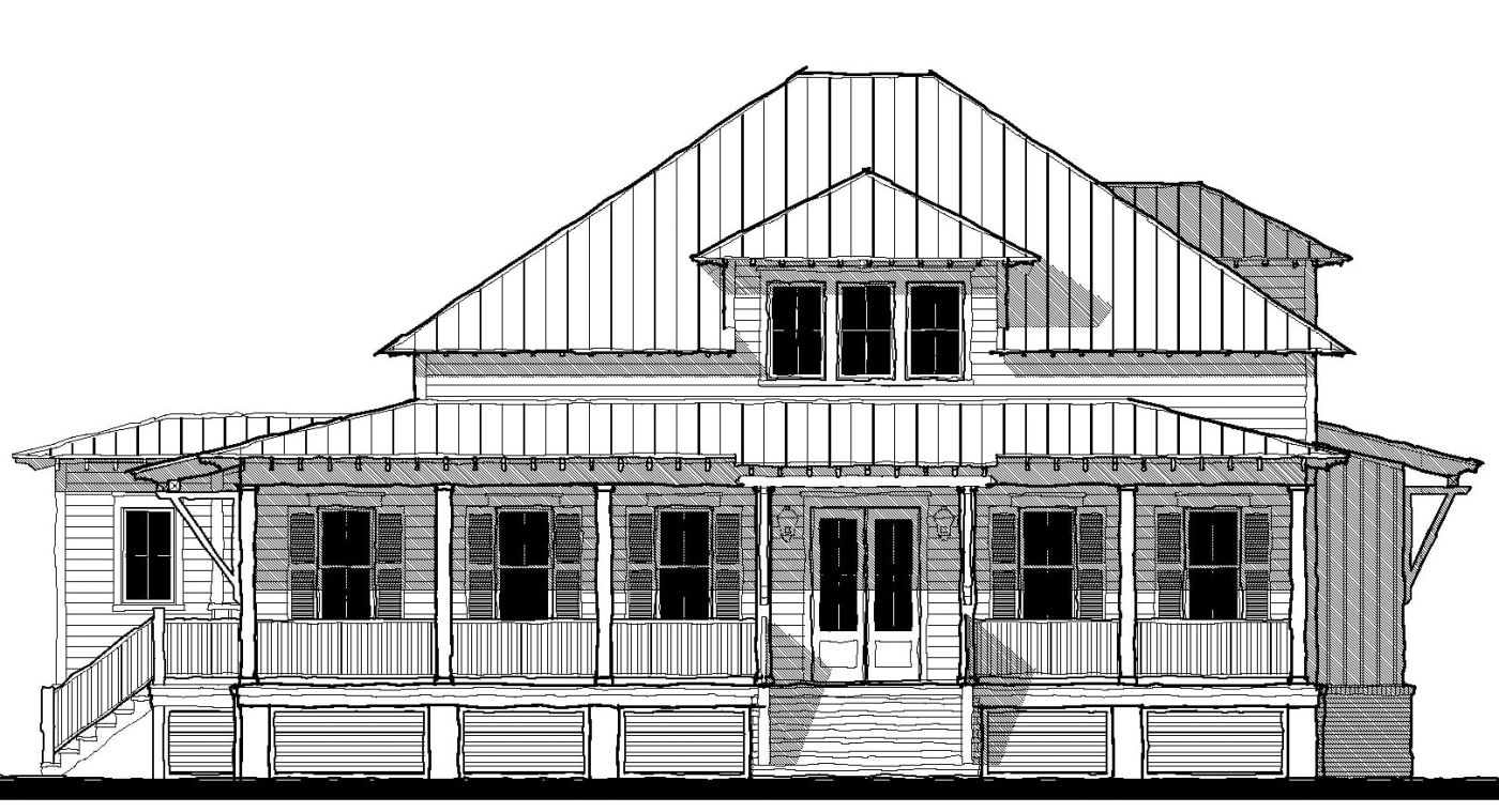 Oak Island Retreat (21312) — featured elevation