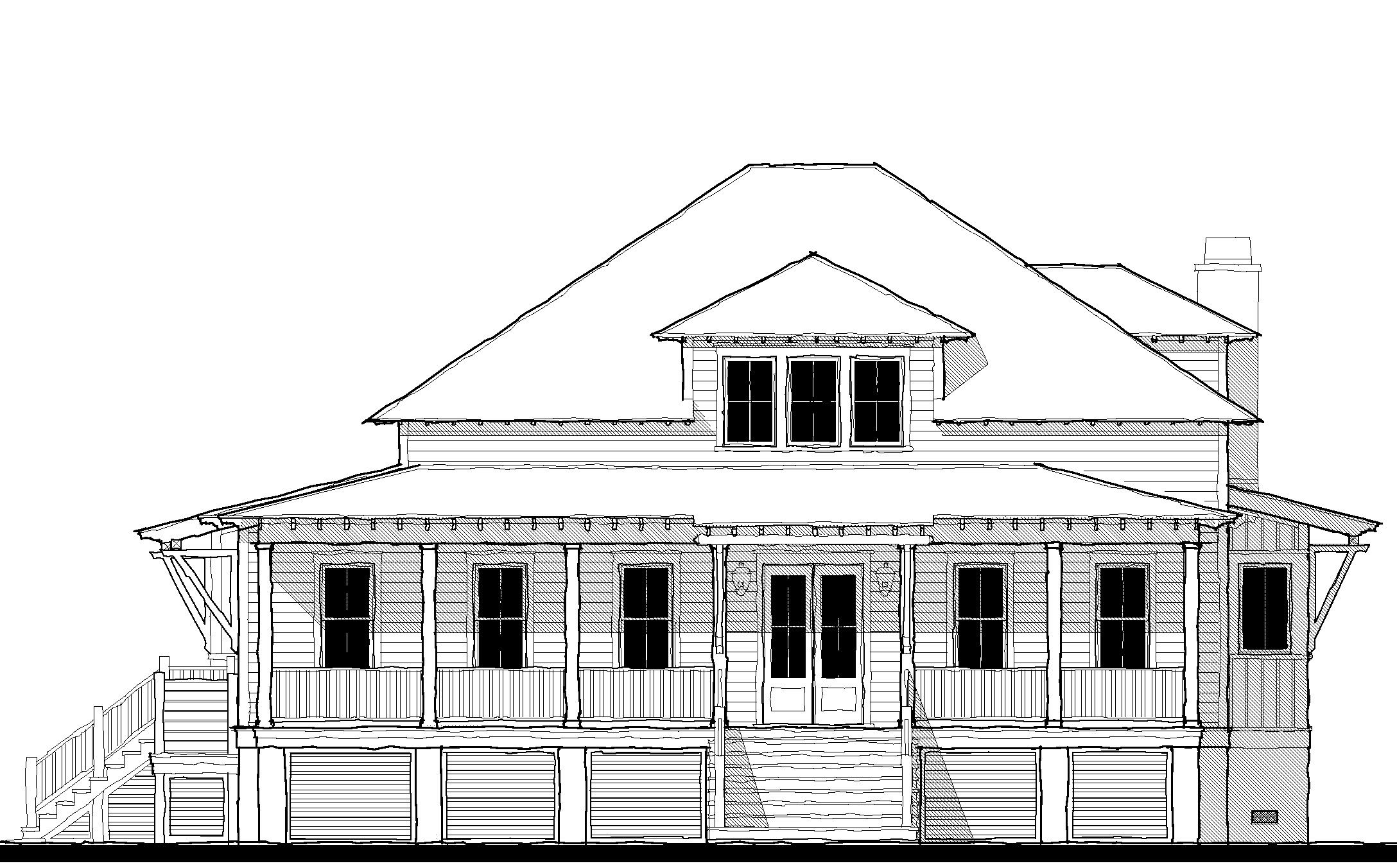 Oak Island Retreat (21569) — featured elevation