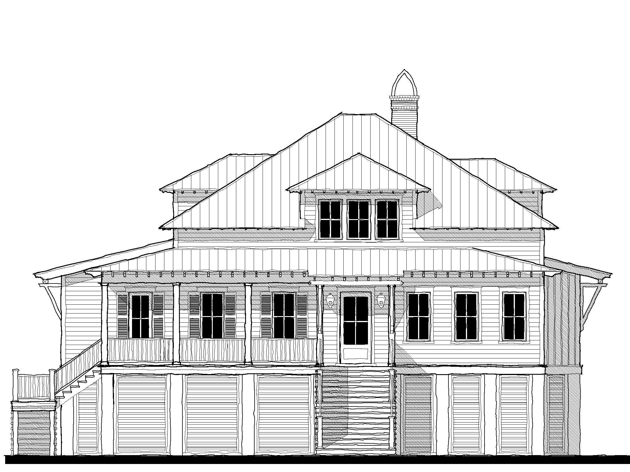Oak Island Retreat (22323) — featured elevation