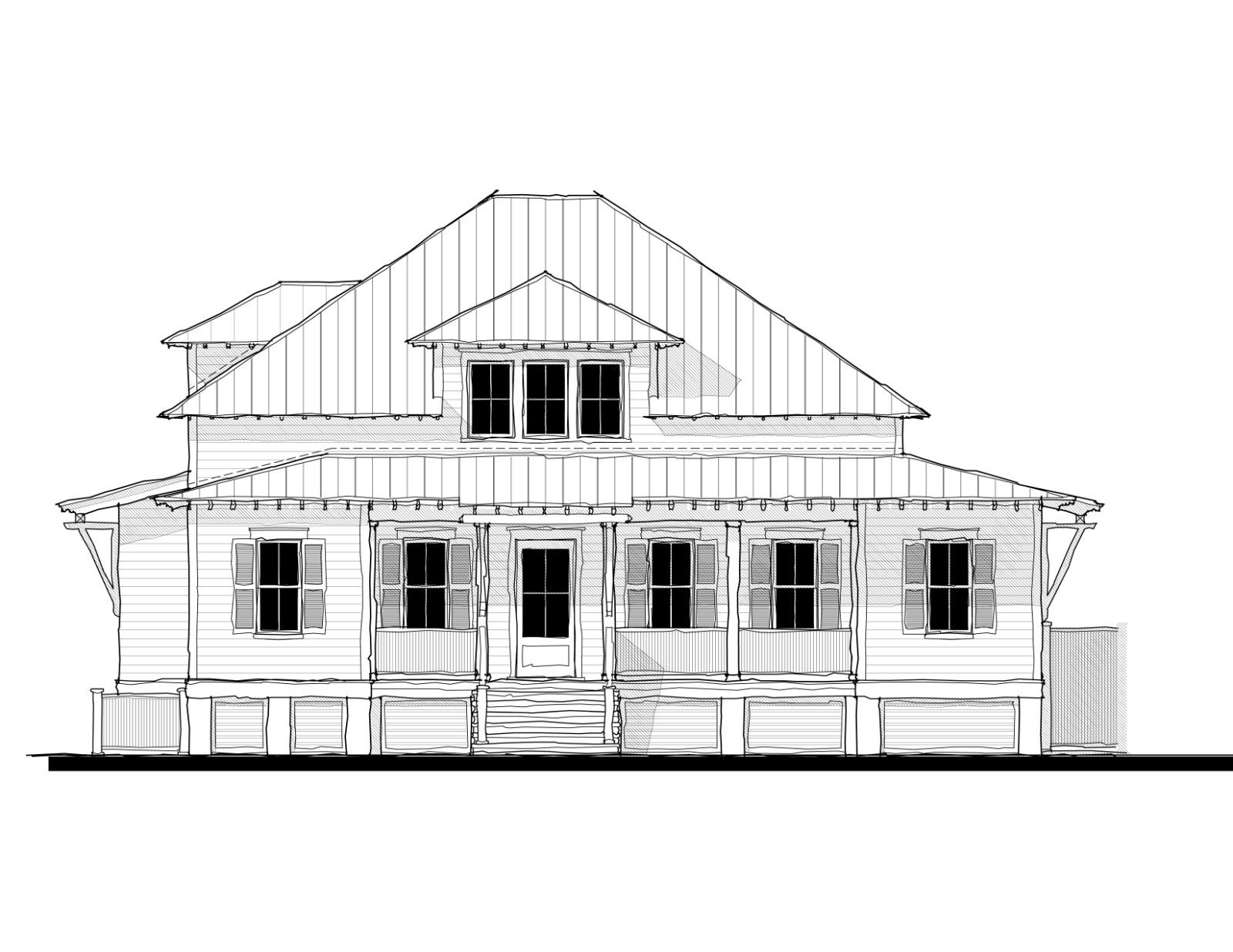 Oak Island Retreat (22373) — featured elevation
