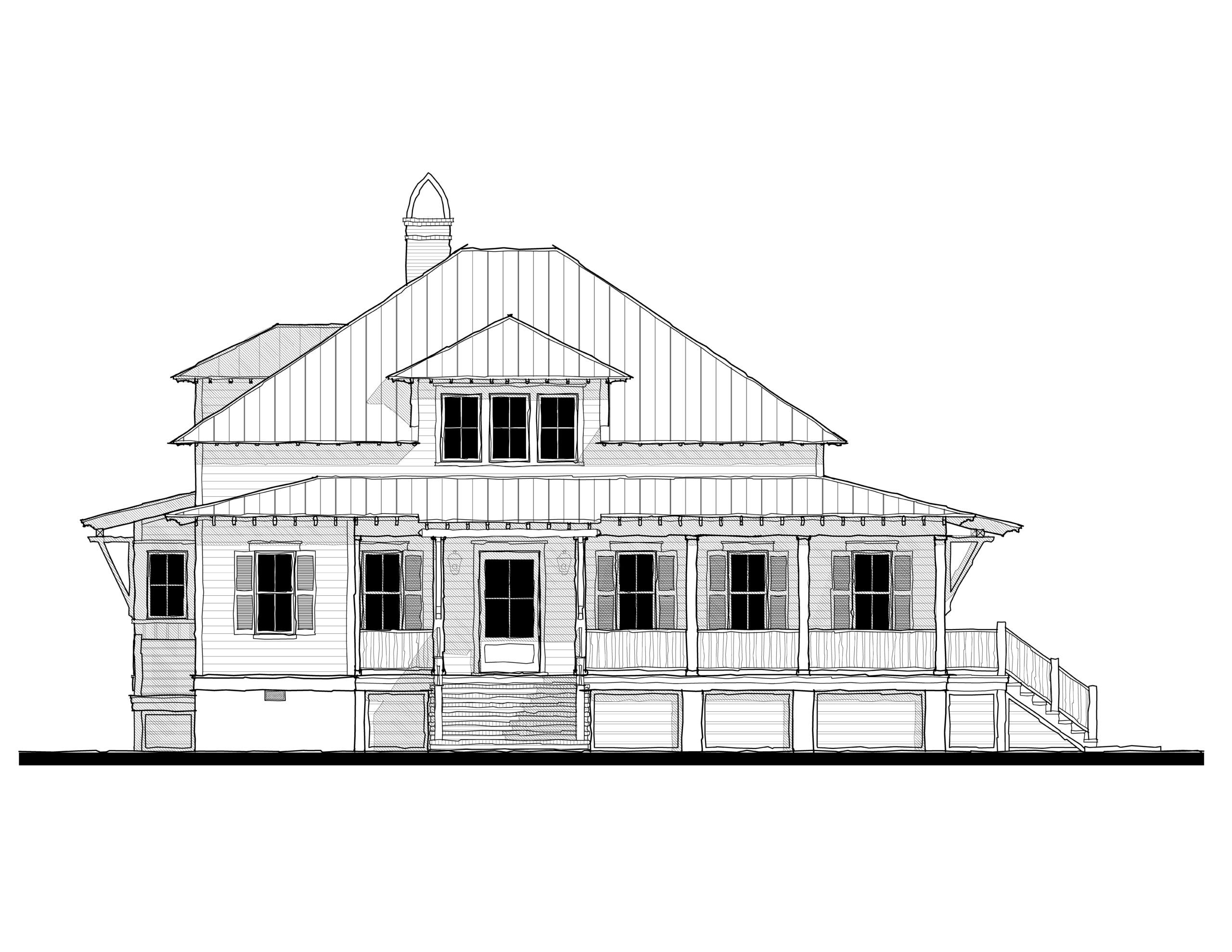 Oak Island Retreat (233178) — featured elevation