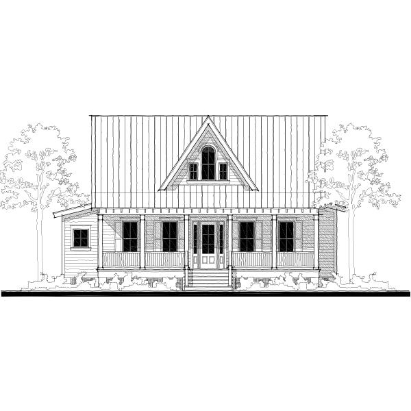 Oak Spring (063185E) — featured elevation