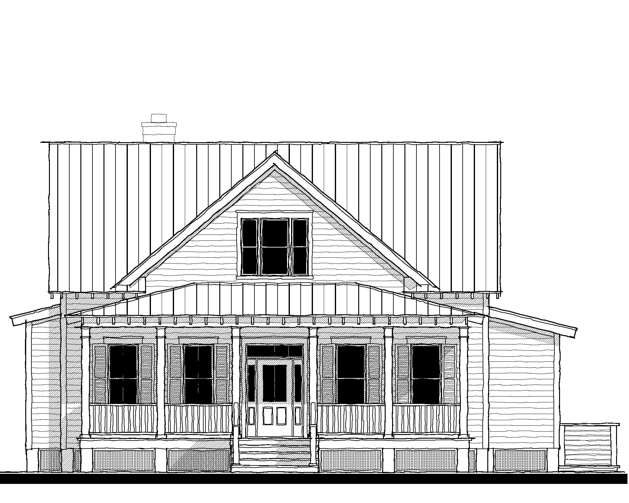 Oak Spring (10349) — featured elevation