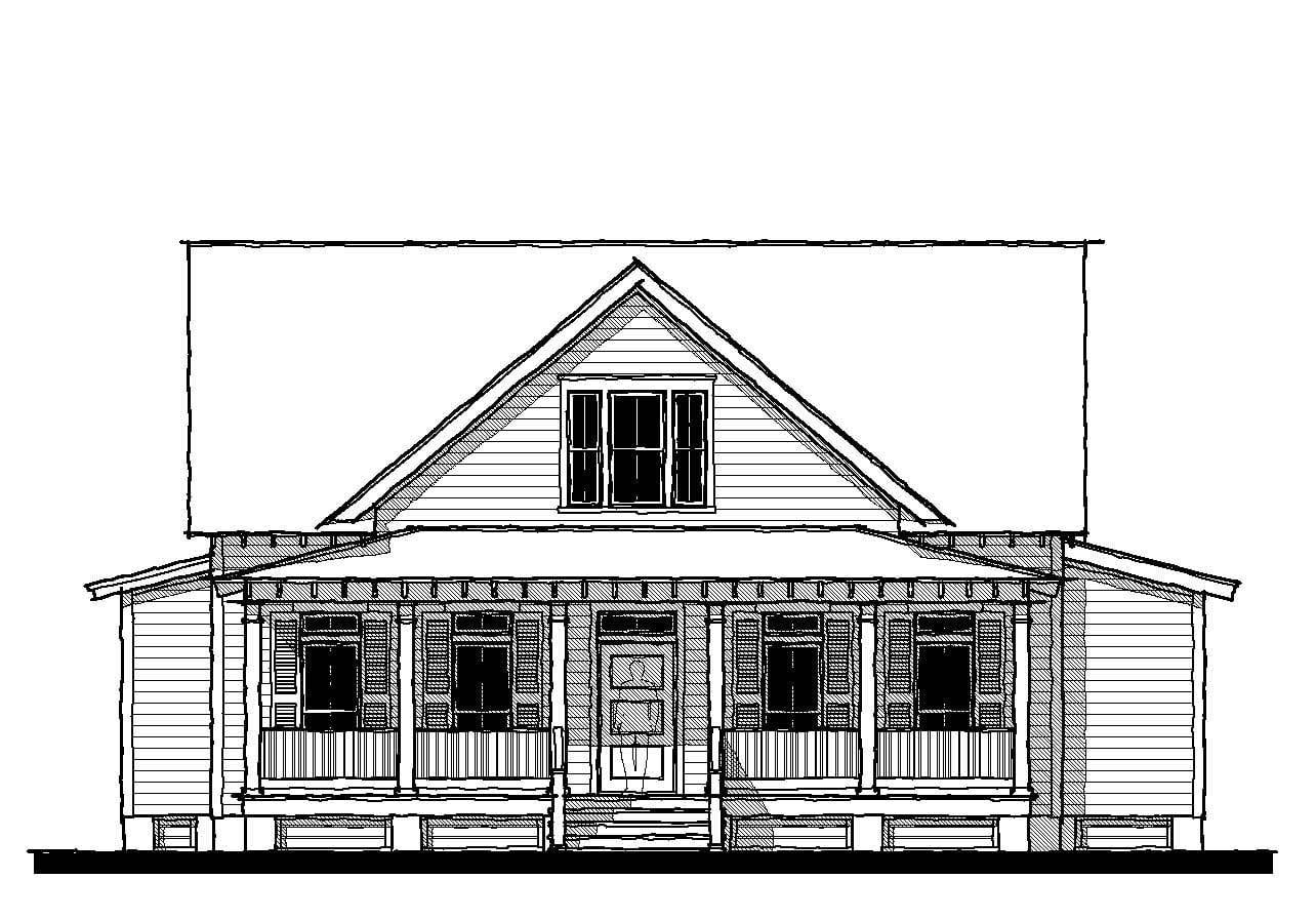 Oak Spring (18324) — featured elevation