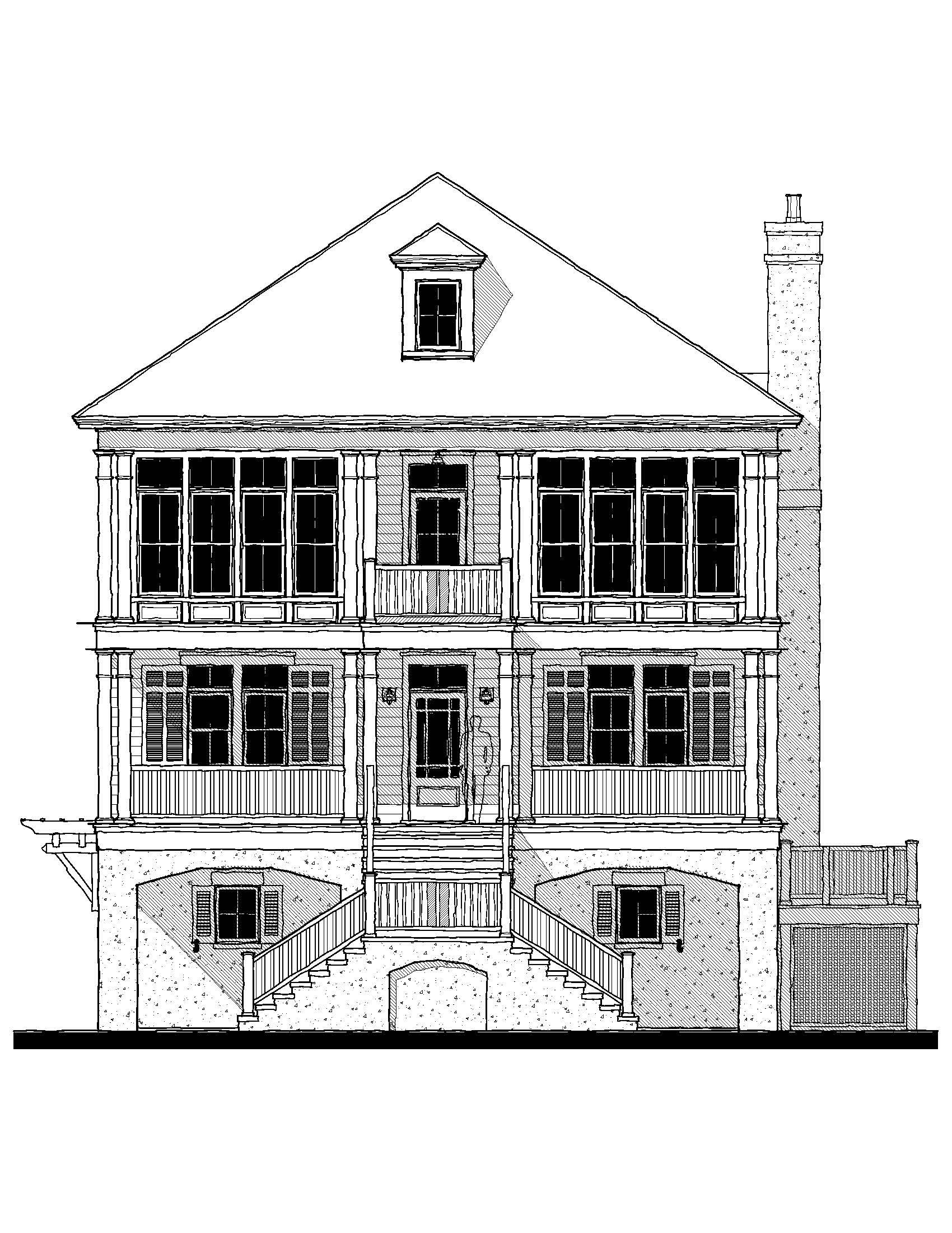 Oberlander — featured elevation