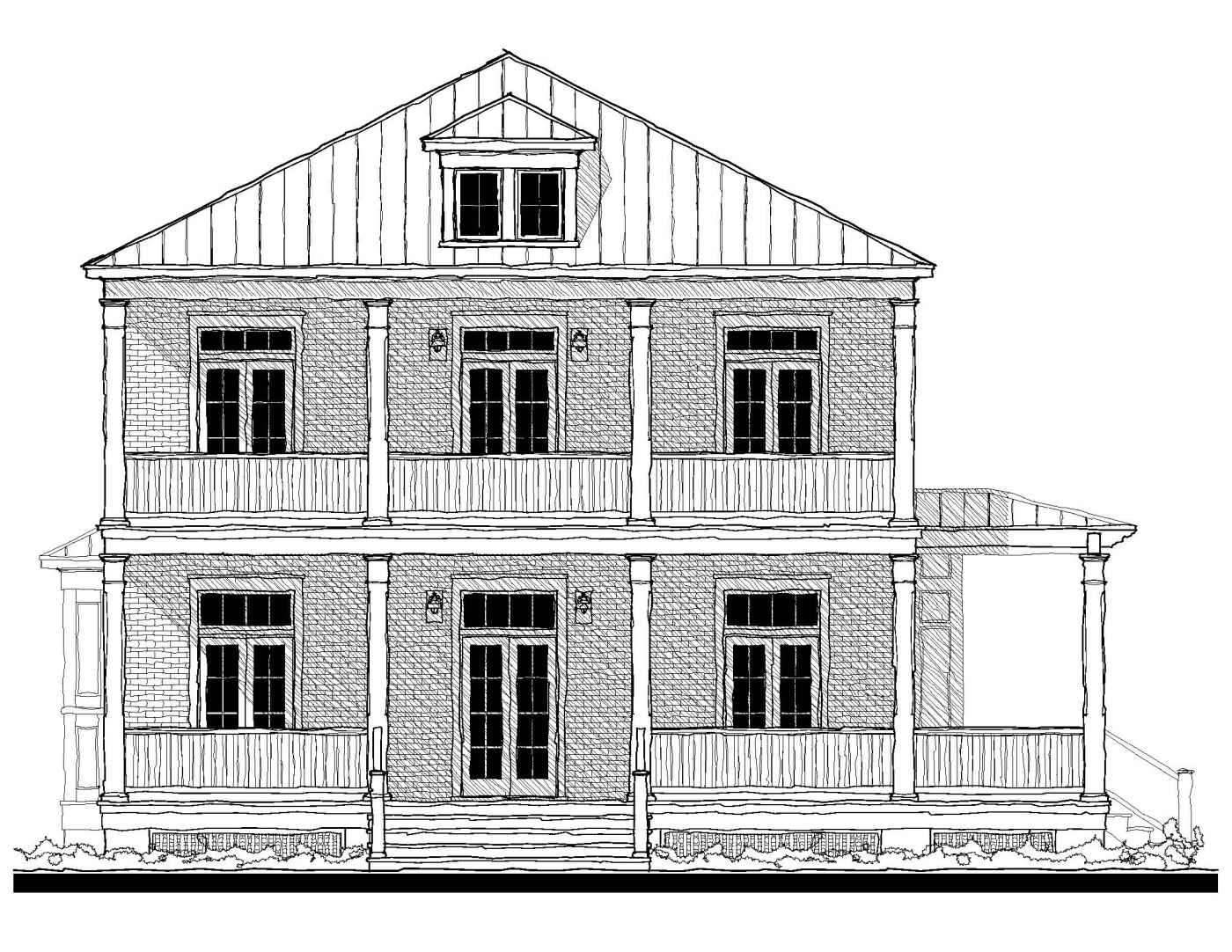 Ocean View (073141) — featured elevation
