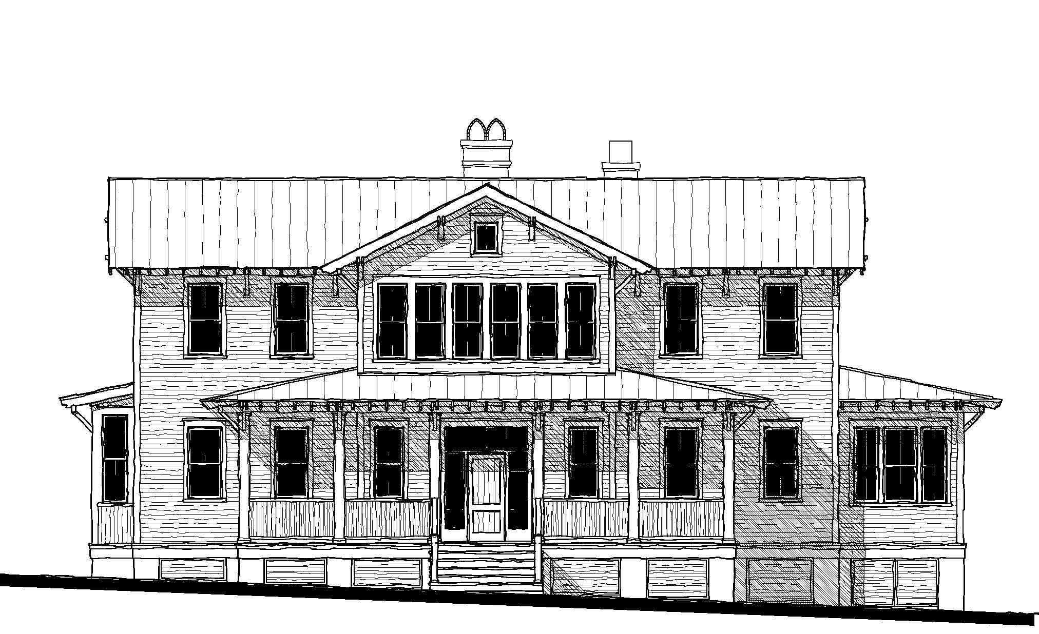 Old Oyster Retreat (15363) — featured elevation