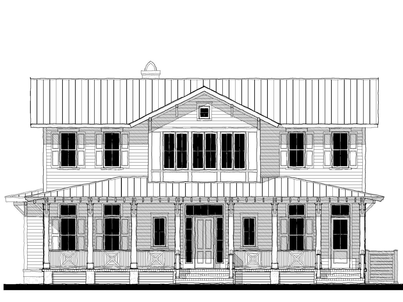 Old Oyster Retreat (22351) — featured elevation