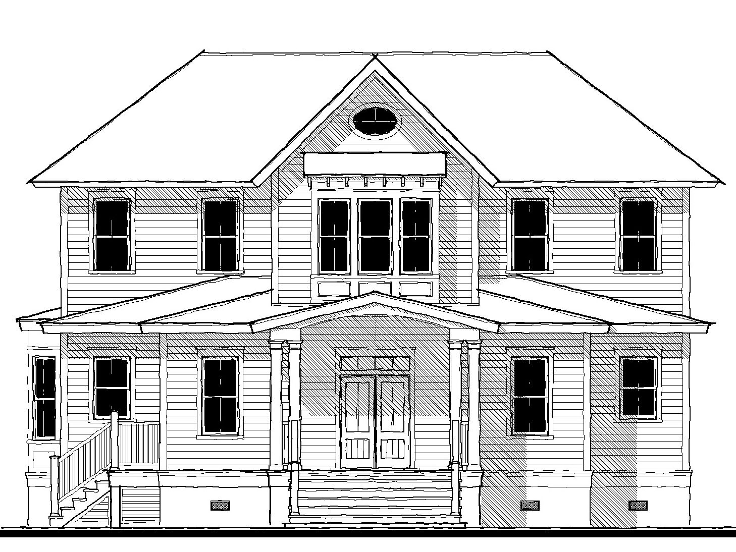 Old Oyster Retreat (22369) — featured elevation