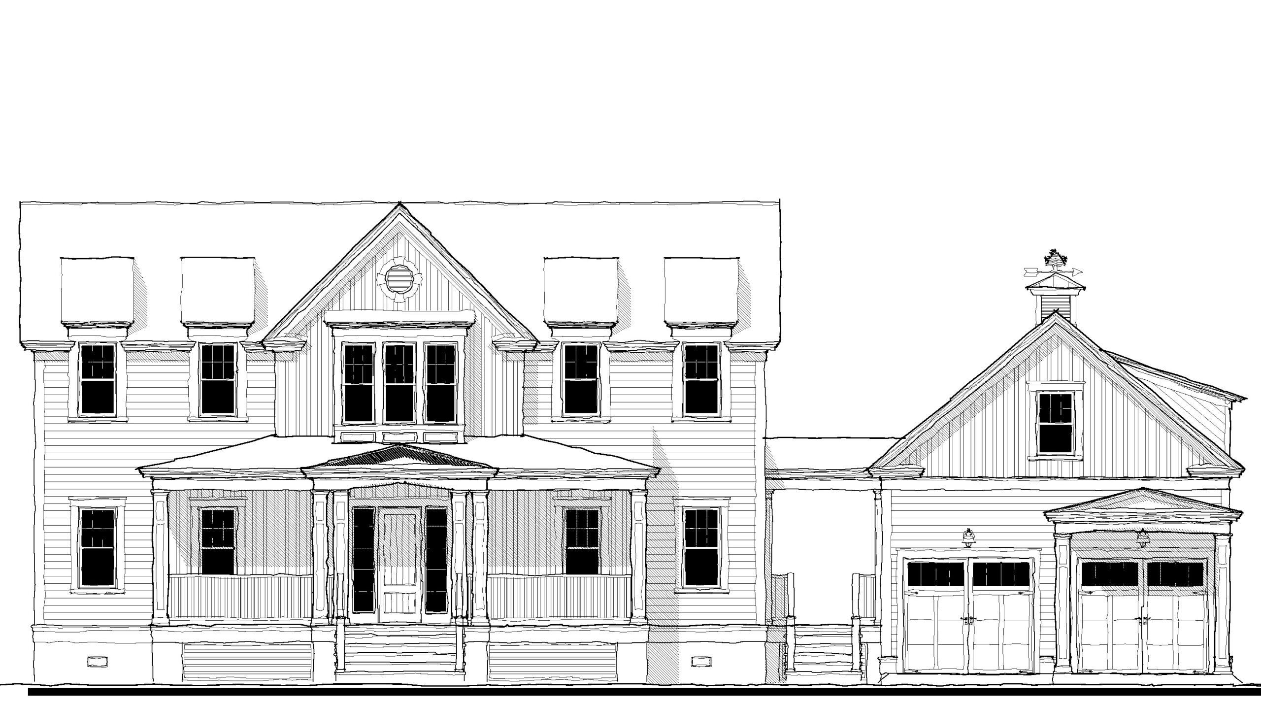 Old Oyster Retreat (22389) — featured elevation