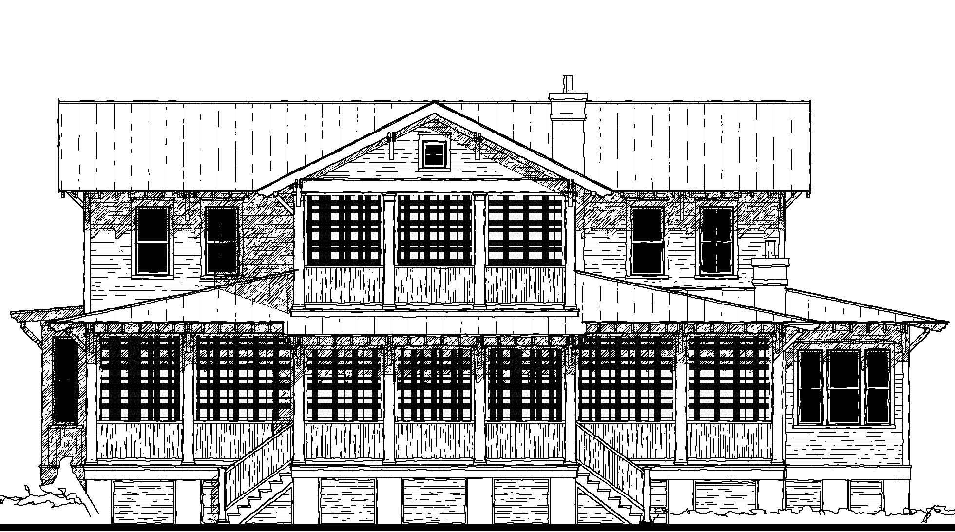 Old Oyster Retreat — featured elevation