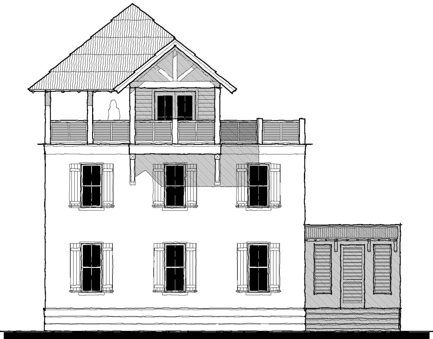 Outrigger (213100A) — featured elevation