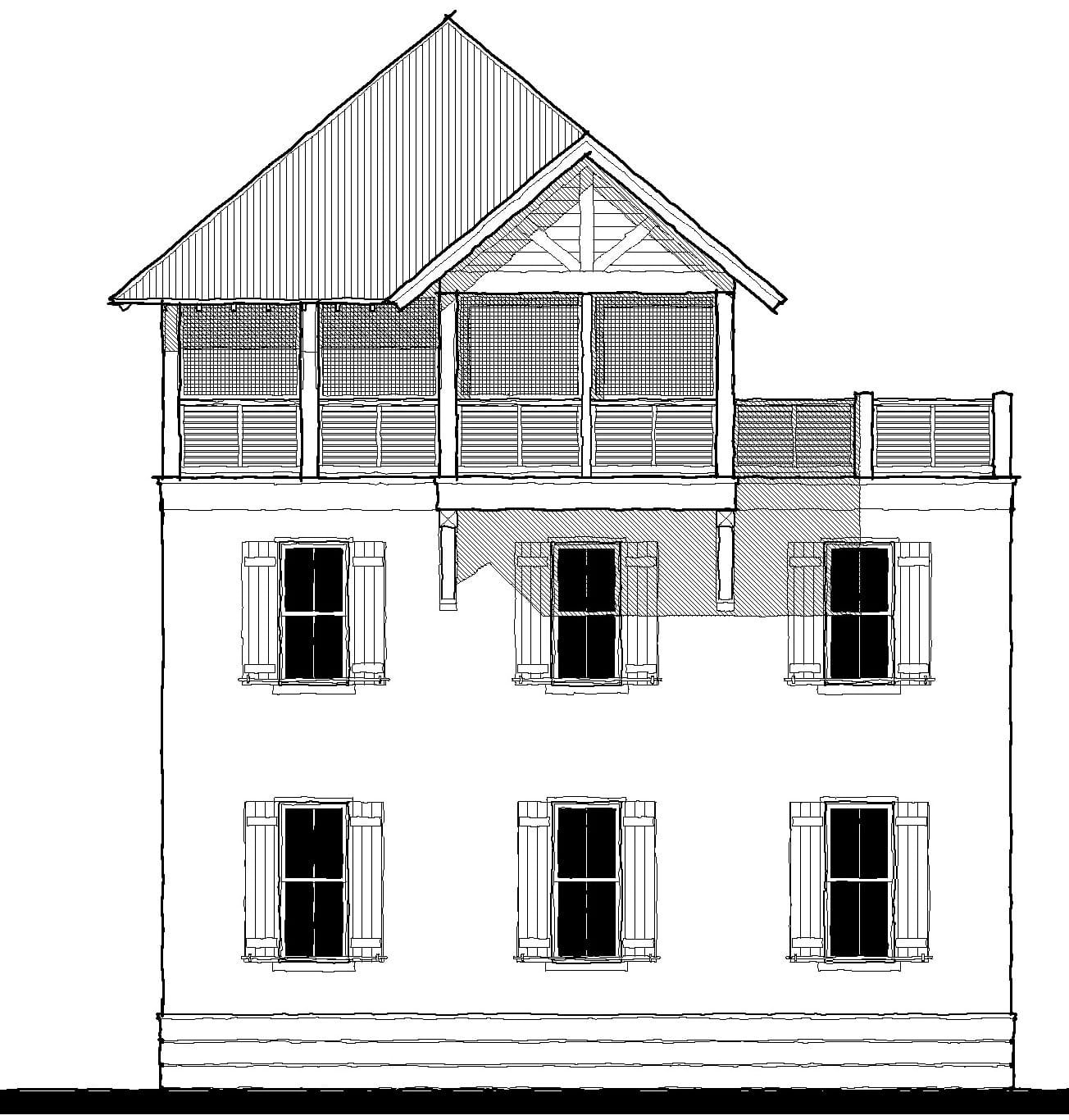 Outrigger (213100B) — featured elevation
