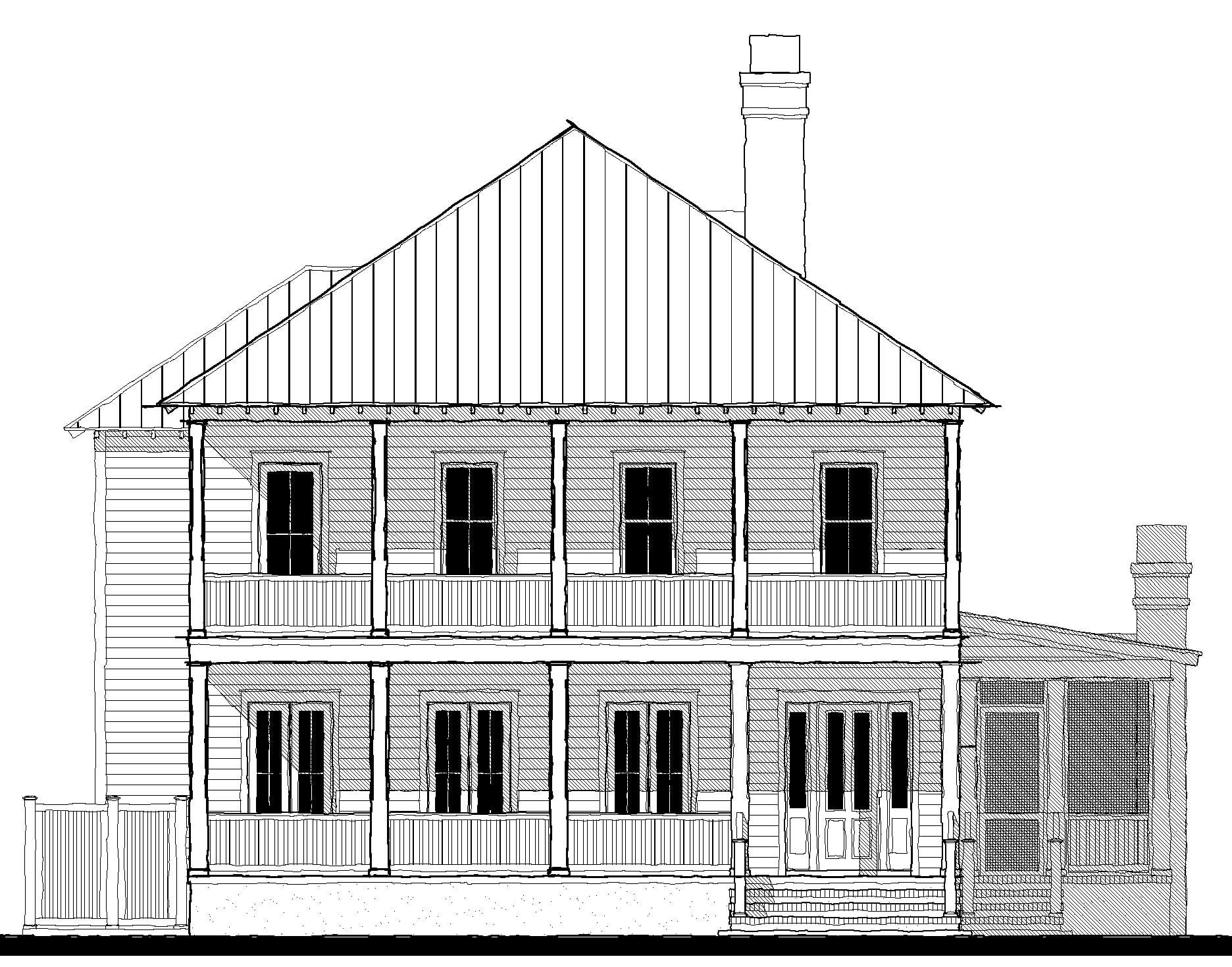 Overlook II (21326) — featured elevation