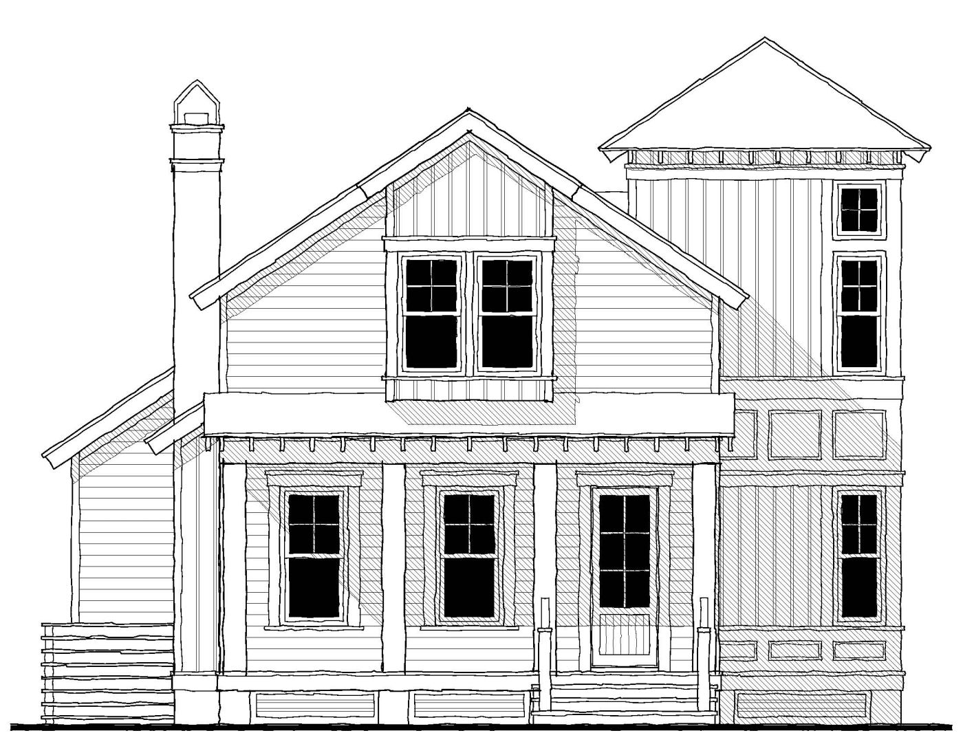 Paddocks Farmhouse (133102) — featured elevation