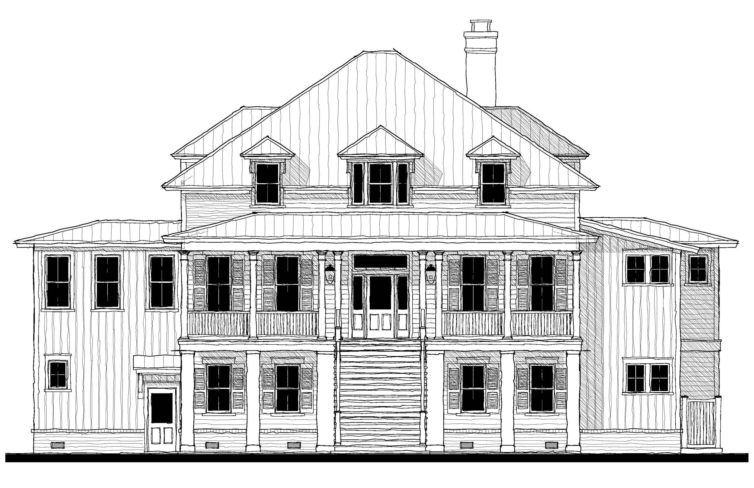 Palmetto Bluff River House (13388) — featured elevation