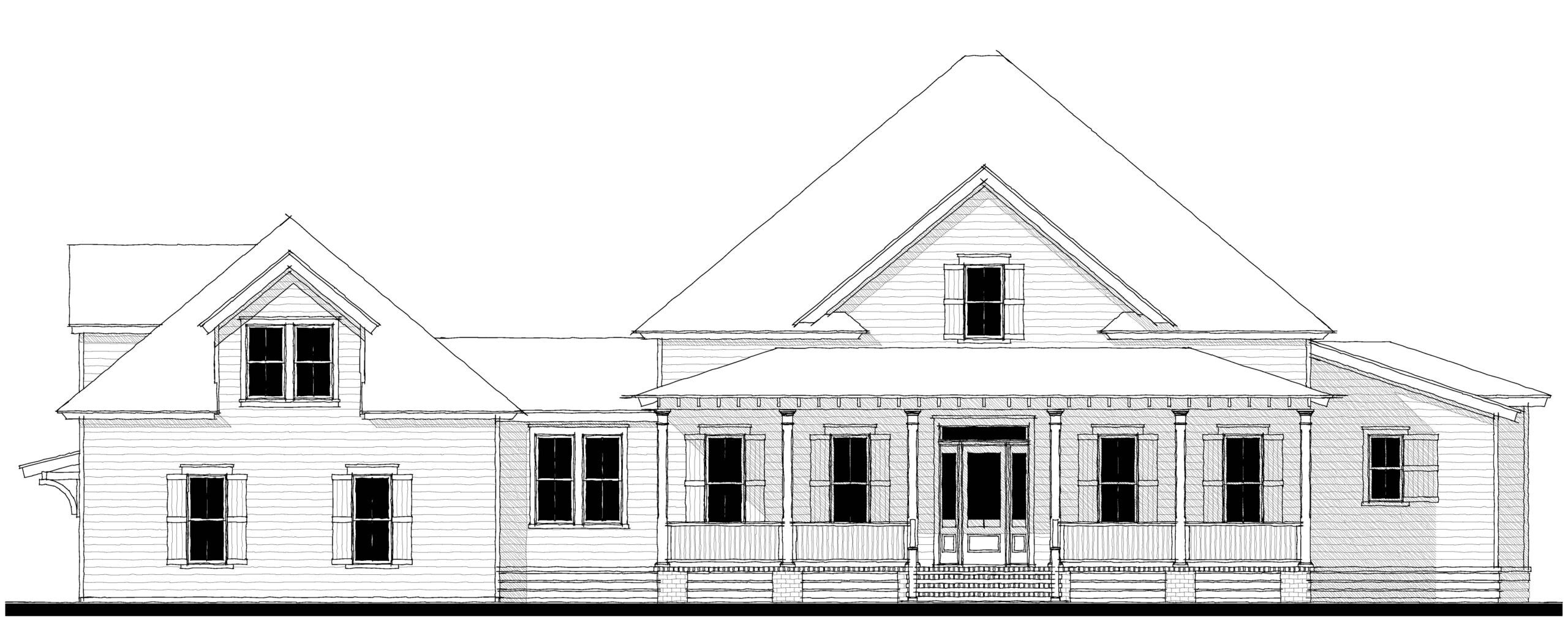 Palmetto Bluff River House (153223) — featured elevation