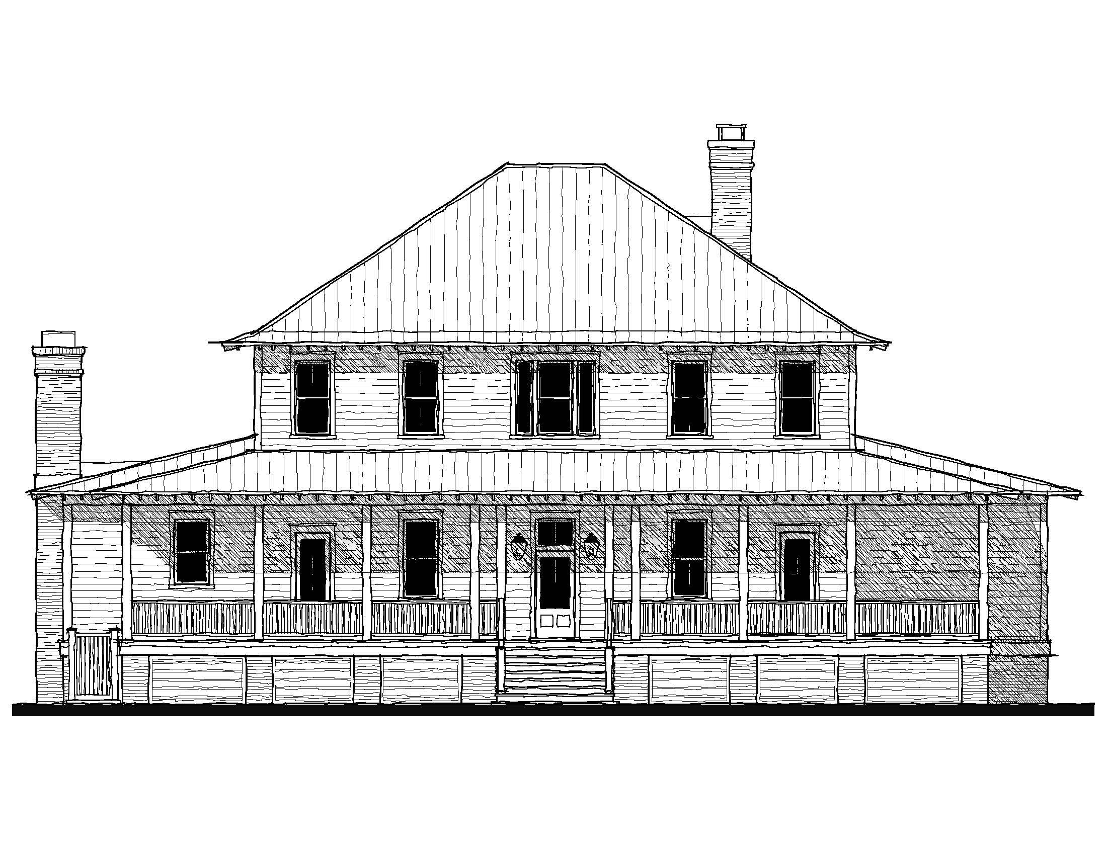 Palmetto Bluff River House (15350) — featured elevation