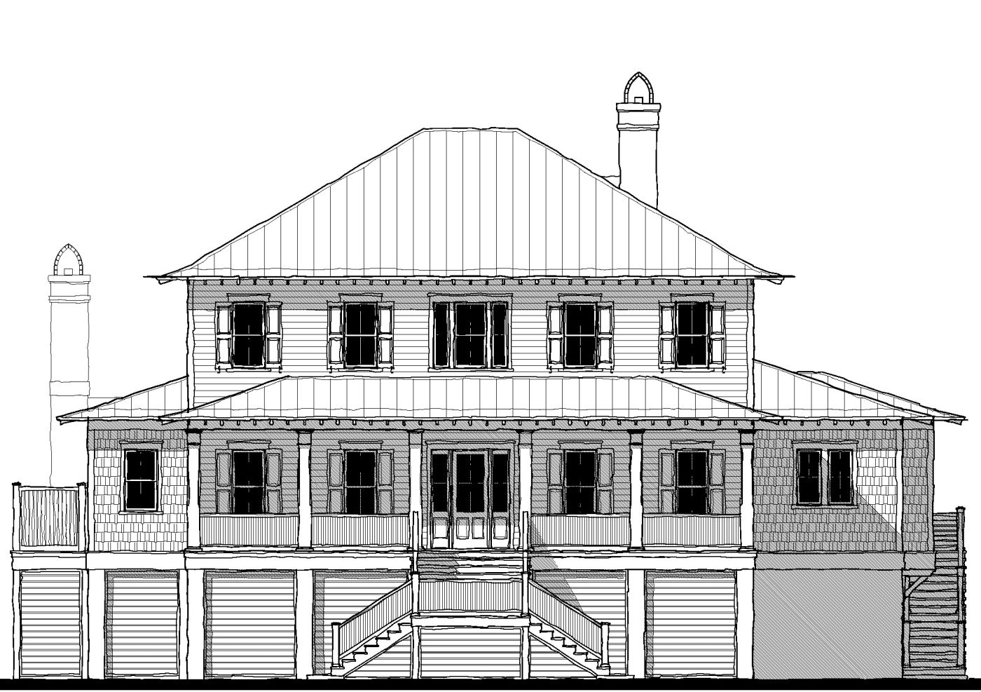 Palmetto Bluff River House (173212) — featured elevation