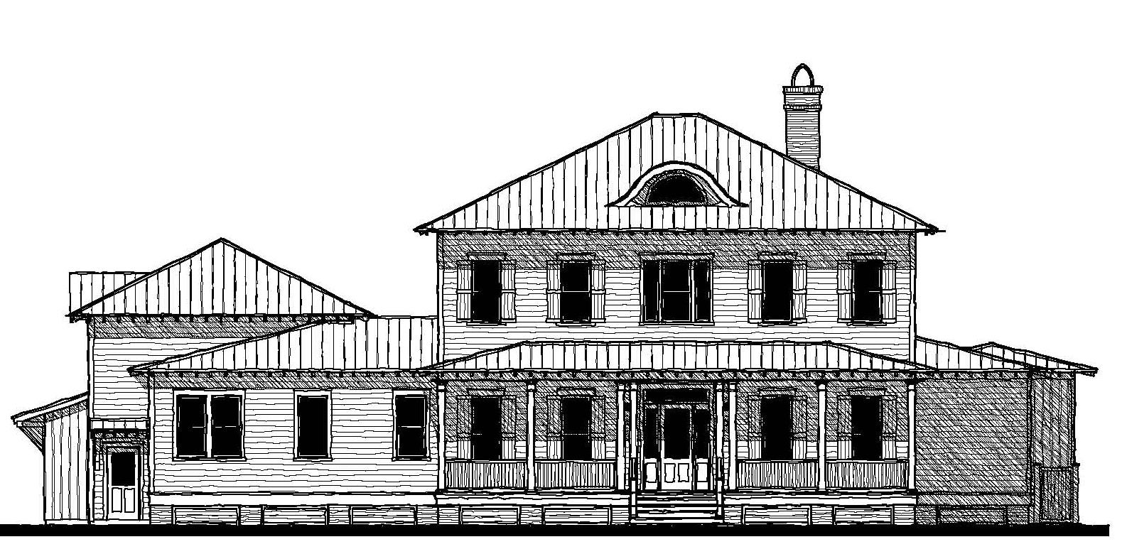 Palmetto Bluff River House (19354) — featured elevation