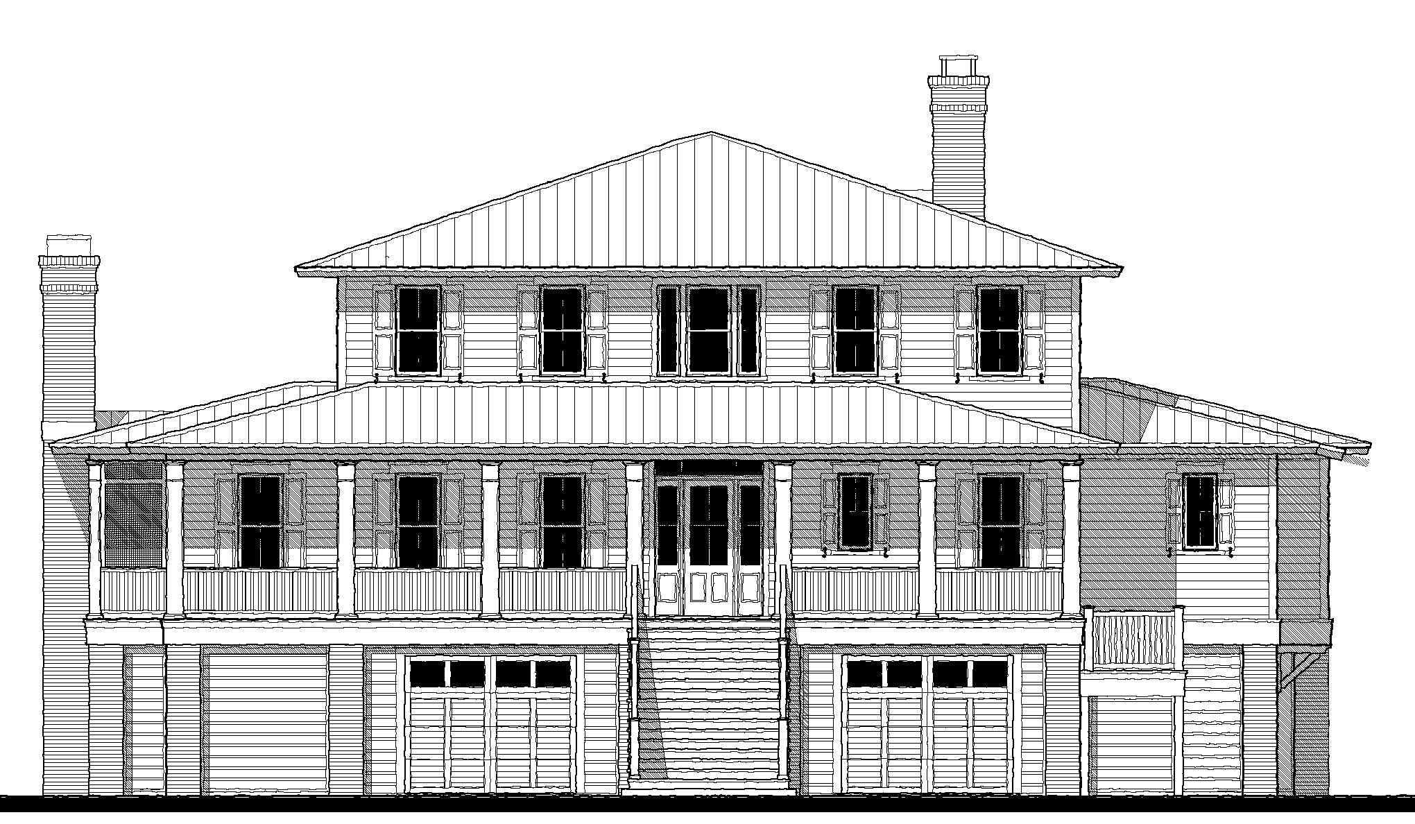 Palmetto Bluff River House (21363) — featured elevation