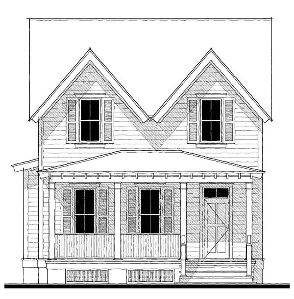Parrot Creek Cottage (09392) — featured elevation