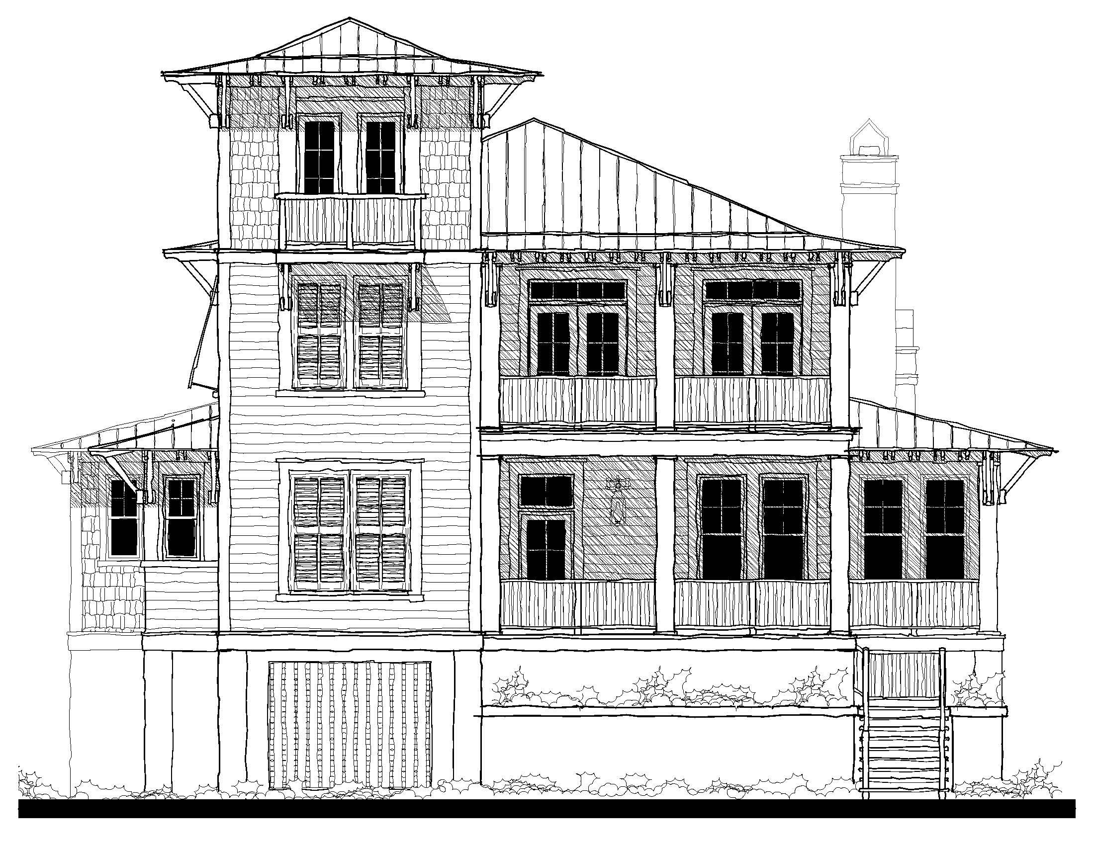 Percheron Tower (053211) — featured elevation