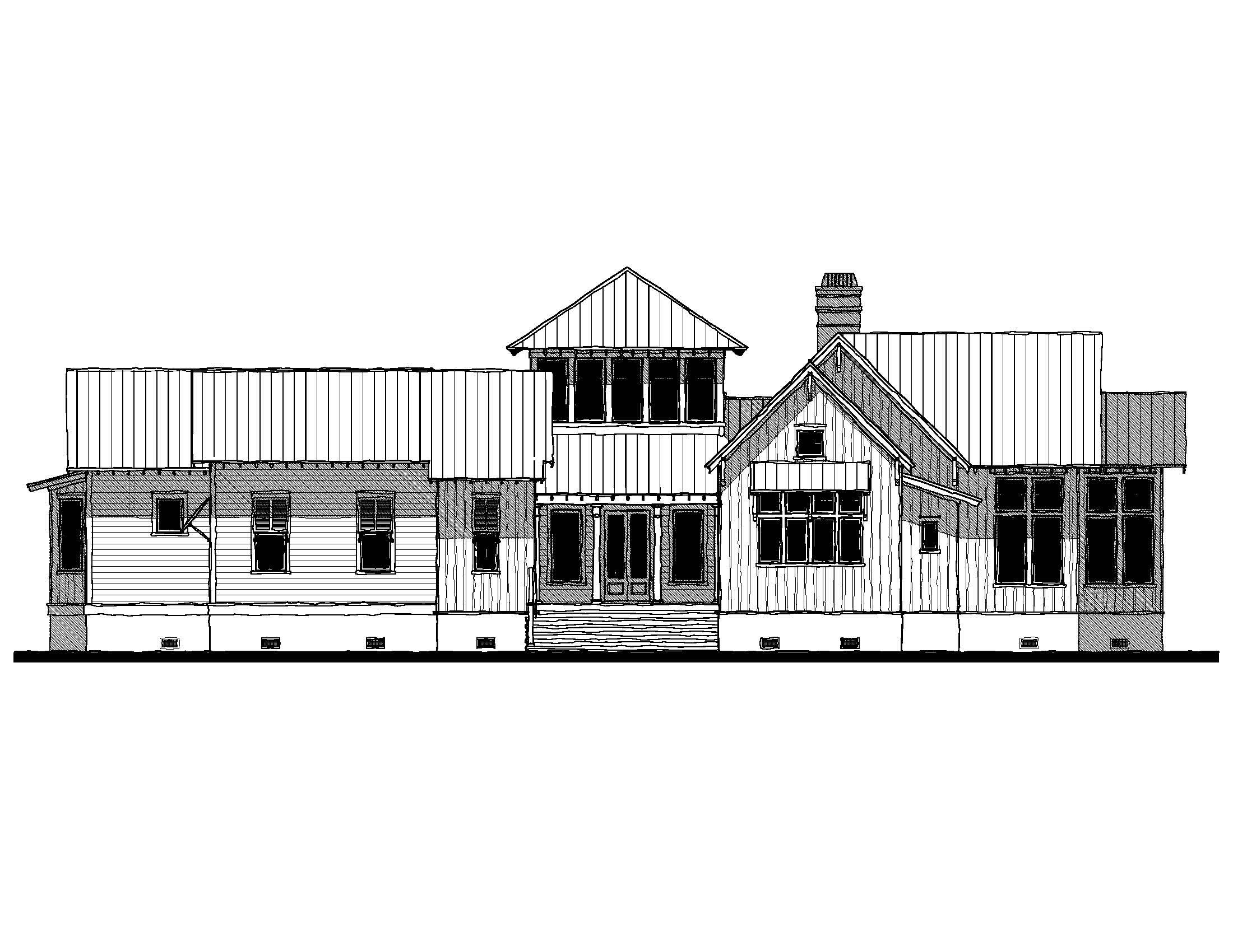 Pine Island House (16117) — featured elevation