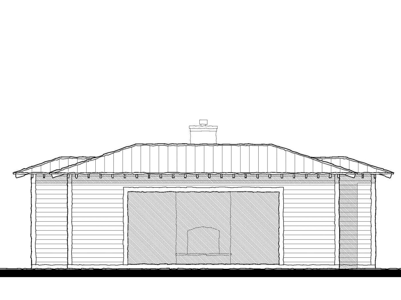 Pool Cabana (223144) — featured elevation