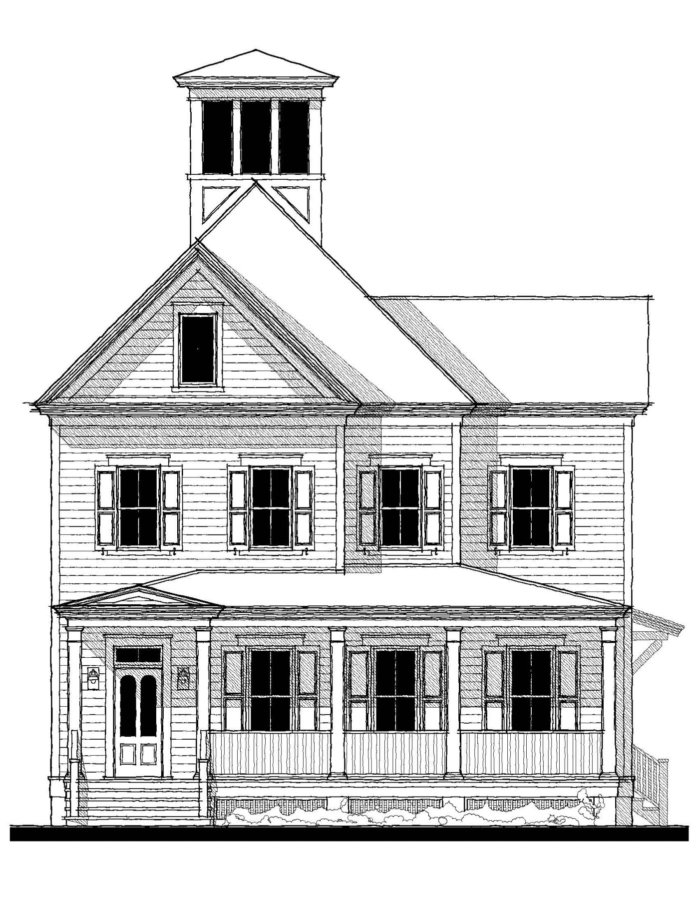 Prairie House (05312) — featured elevation