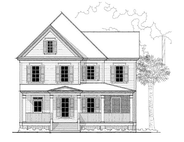 Prairie House (073249) — featured elevation
