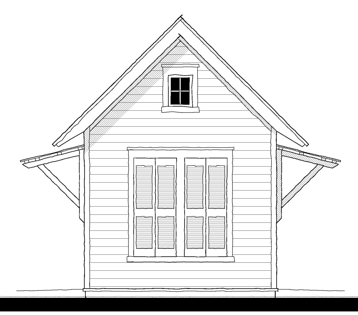 Restroom Building (19207B) — featured elevation