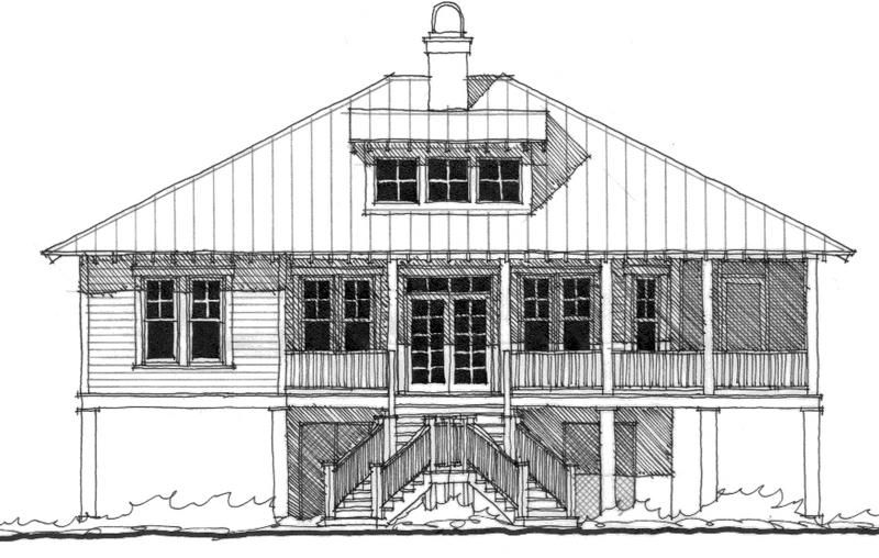Rutherford's Roost — featured elevation