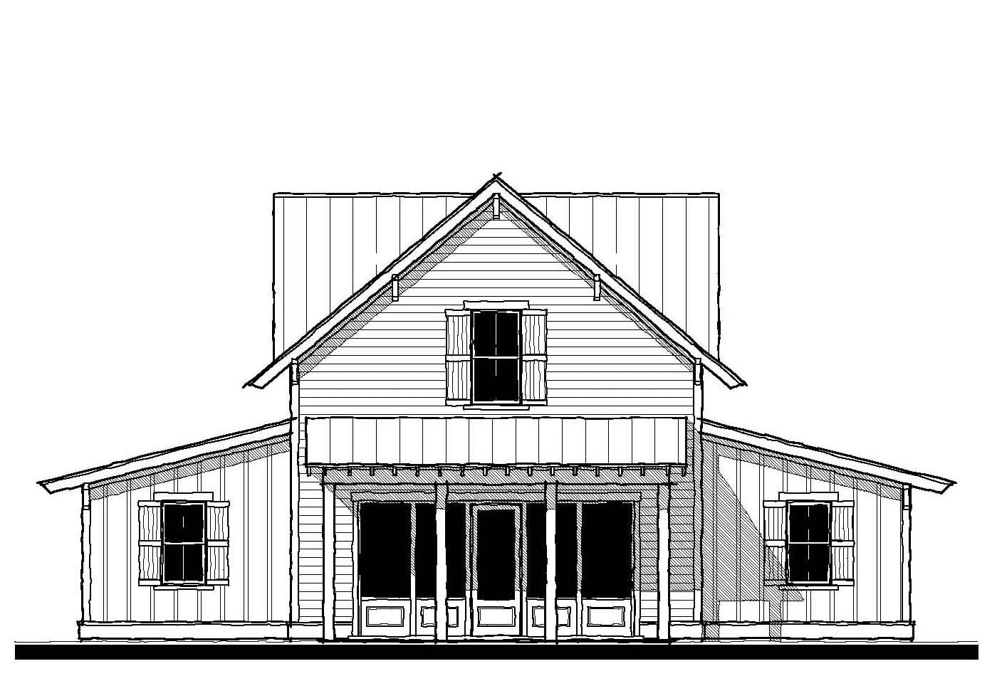 Sales Office (18200) — featured elevation