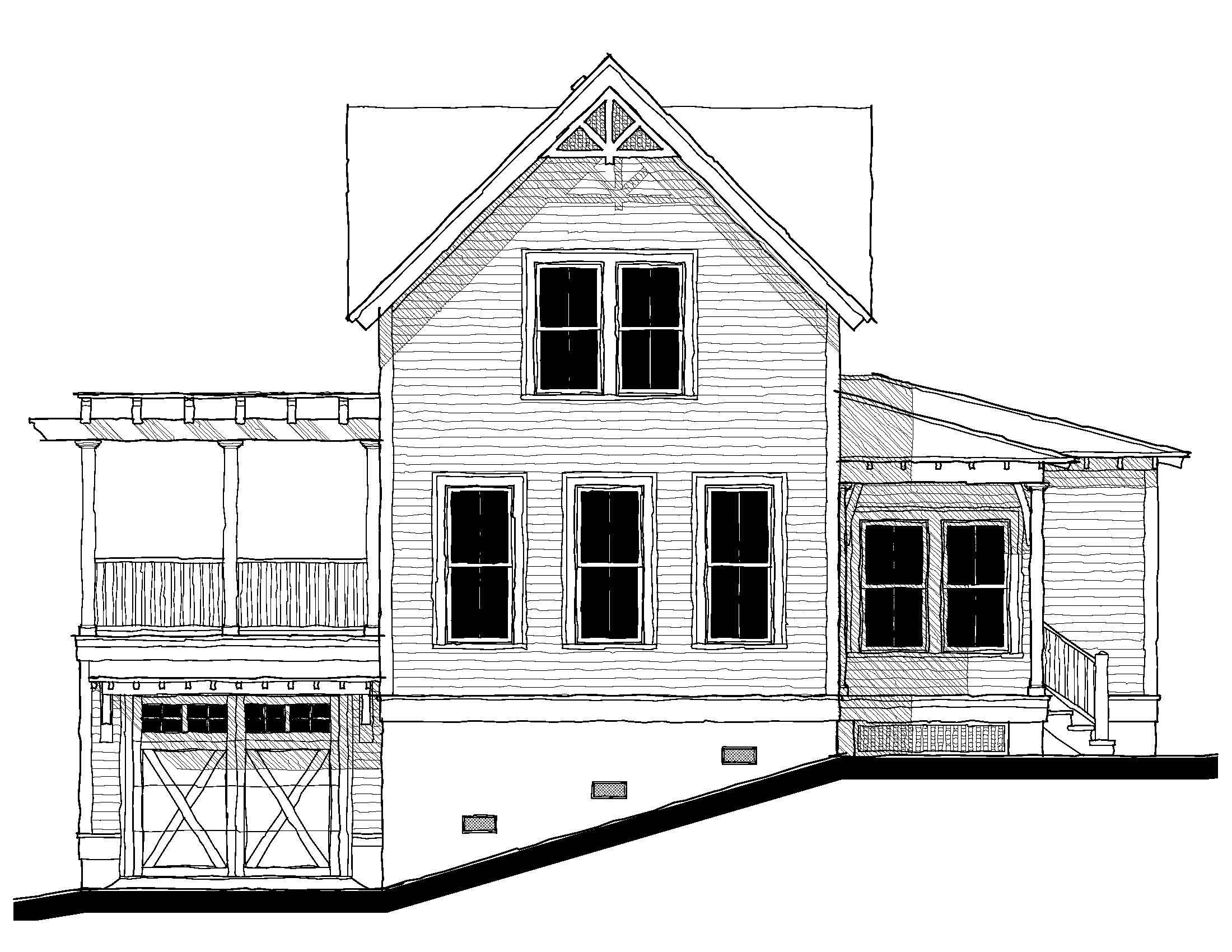 Sandbridge Cottage (11140) — featured elevation