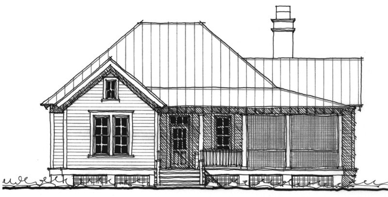 Schooner Creek Cottage — featured elevation