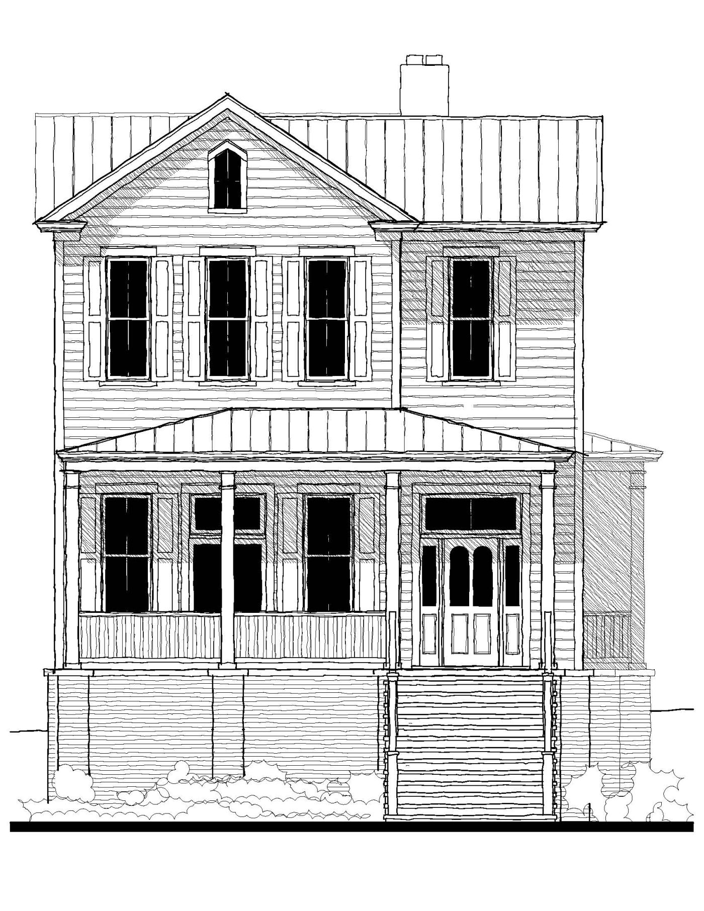 Serenbe Townhouse -148 — featured elevation