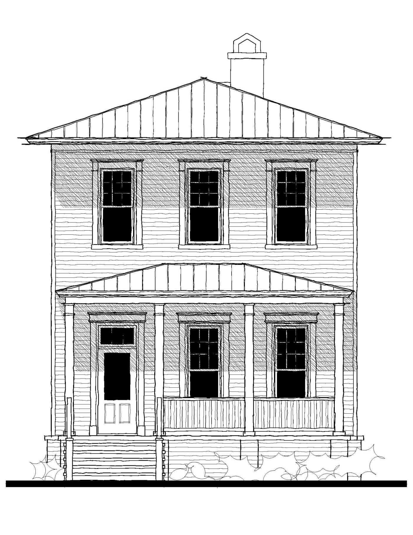 Serenbe Townhouse -150 — featured elevation