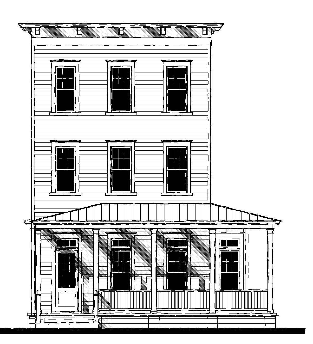 Serenbe Townhouse (18372) — featured elevation